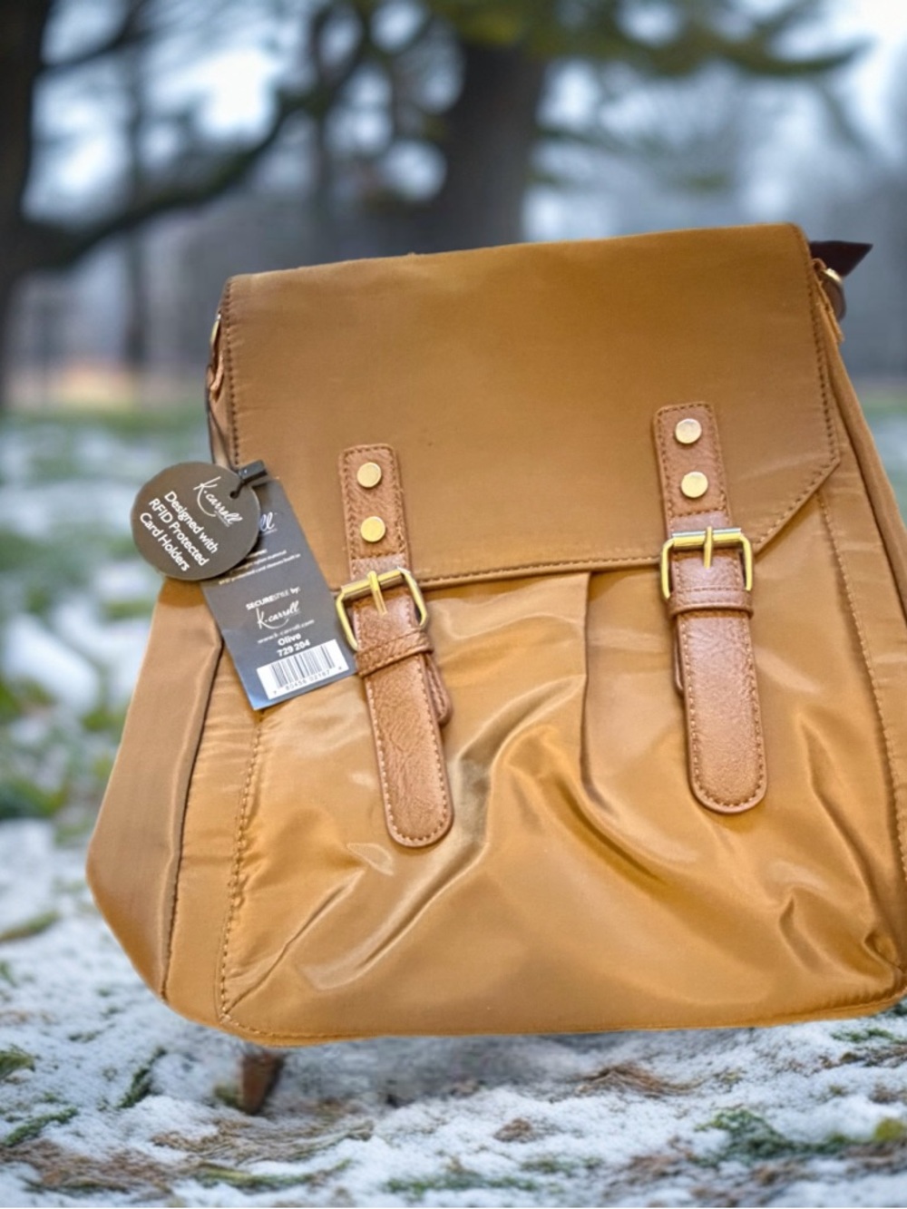 K-carroll Olive Convertible Backpack Purse - Everyday Chic RFID